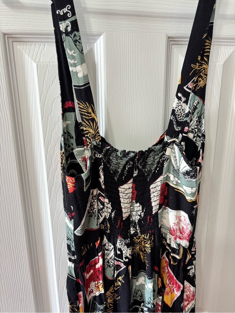 Reformation Brixton Postcard Midi Dress Women’s Size 4 - Picture 7 of 13